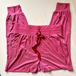 NEW Victorias Secret Ribbed Lounge Pants Soft Casual Rose Pink Large